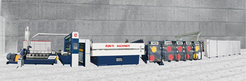 sjpl-c plastic artificial grass stretching line